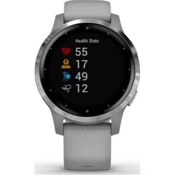 SMARTWATCH GARMIN, Vivoactive 4S, ecran 1.1 inch, touchscreen da 1.1 inch, conectare prin Bluetooth | GPS | WiFi, argintiu, "010