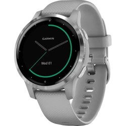 SMARTWATCH GARMIN, Vivoactive 4S, ecran 1.1 inch, touchscreen da 1.1 inch, conectare prin Bluetooth | GPS | WiFi, argintiu, "010