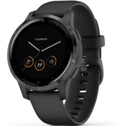 SMARTWATCH GARMIN, Vivoactive 4S, ecran 1.1 inch, touchscreen da 1.1 inch, conectare prin Bluetooth | GPS | WiFi, negru, "010-02