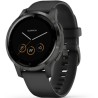 SMARTWATCH GARMIN, Vivoactive 4S, ecran 1.1 inch, touchscreen da 1.1 inch, conectare prin Bluetooth | GPS | WiFi, negru, "010-02