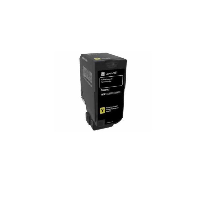 Toner Original Lexmark Yellow, 74C20YE, pentru CS720|CS725|CX725, 20K, (timbru verde 1.2 lei) , "74C20YE"