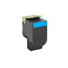 Toner Original Lexmark Cyan, 80C2XC0, pentru CX510, 4K, (timbru verde 1.2 lei) , "80C2XC0"