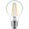 SET 2 becuri LED Philips, soclu E27, putere 7W, forma clasic, lumina alb calda, alimentare 220 - 240 V, "000008718696768587" (ti