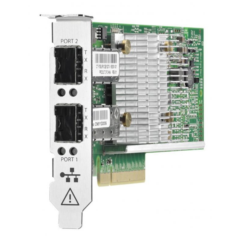 PLACA retea HP, fibra optica, 2 x port SFP+, 10 Gb, PCIe Gen2 x 8, "652503-B21"