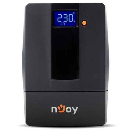 UPS NJOY, "HORUS P 600", Line Int. cu management, mini tower, 600VA/360W, AVR, Schuko x 2, 1 x baterie GP07122L, display LCD, ba