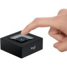 RECEIVER audio Bluetooth Logitech, conectare prin RCA x 2 | Jack 3.5mm, distanta 15 m (pana la), Bluetooth v3.0, antena interna,