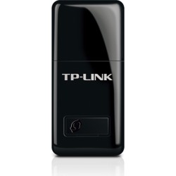 ADAPTOR RETEA TP-LINK mini, extern wireless 2.4 GHz, USB 2.0, port, 300 Mbps, antena interna x 1, "TL-WN823N" 45502442 (timbru v