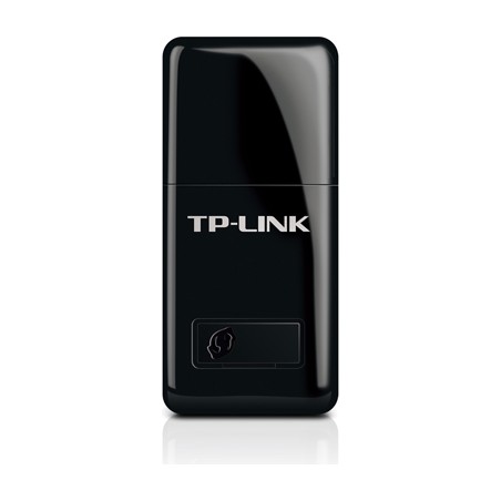 ADAPTOR RETEA TP-LINK mini, extern wireless 2.4 GHz, USB 2.0, port, 300 Mbps, antena interna x 1, "TL-WN823N" 45502442 (timbru v