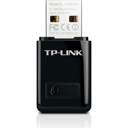 ADAPTOR RETEA TP-LINK mini, extern wireless 2.4 GHz, USB 2.0, port, 300 Mbps, antena interna x 1, "TL-WN823N" 45502442 (timbru v