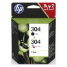 Combo-Pack Original HP , nr.304, pentru Deskjet 2620|2630|2632|3750|3760, (timbru verde 0.15 lei), "3JB05AE"