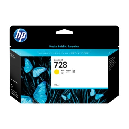 Cartus Cerneala Original HP Yellow, nr.728, pentru DesignJet T730|DesignJet T830, , (timbru verde 0.15 lei), "F9J65A"