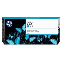 Cartus Cerneala Original HP Cyan, nr.727, pentru DesignJet T1530|T2530|T930, 300ml, (timbru verde 0.15 lei), "F9J76A"