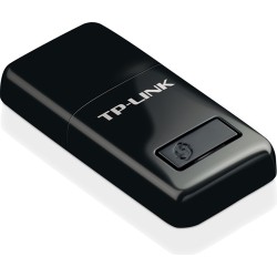 ADAPTOR RETEA TP-LINK mini, extern wireless 2.4 GHz, USB 2.0, port, 300 Mbps, antena interna x 1, "TL-WN823N" 45502442 (timbru v