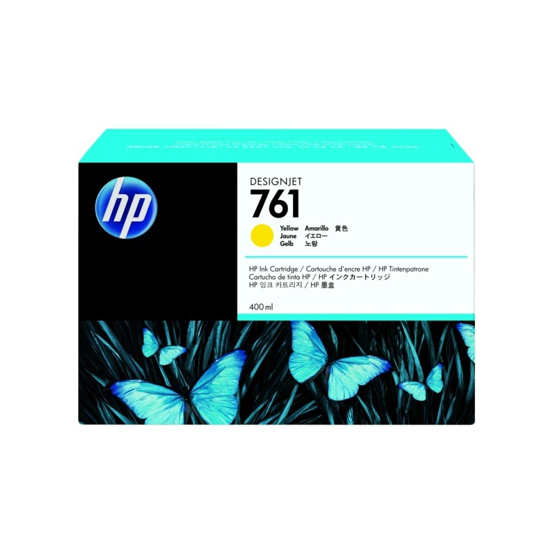 Cartus Cerneala Original HP Yellow, nr.761, pentru DesignJet T7100|T7200, , (timbru verde 0.15 lei), "CM992A"