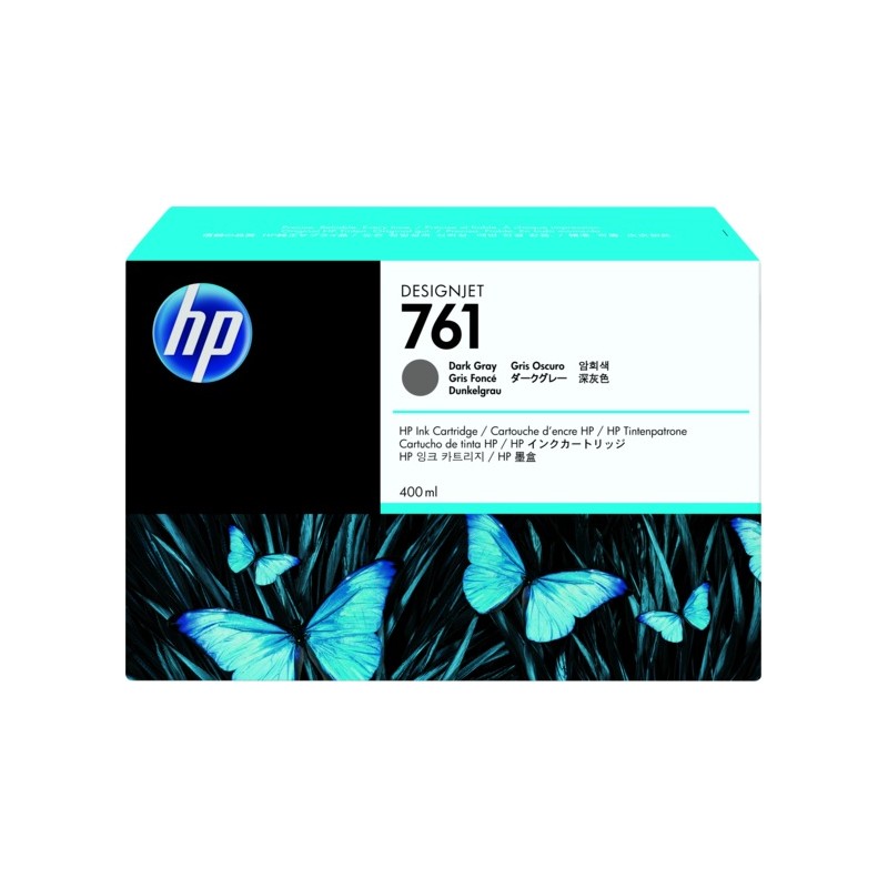 Cartus Cerneala Original HP Dark Grey, nr.761, pentru DesignJet T7100|T7200, , (timbru verde 0.15 lei), "CM996A"