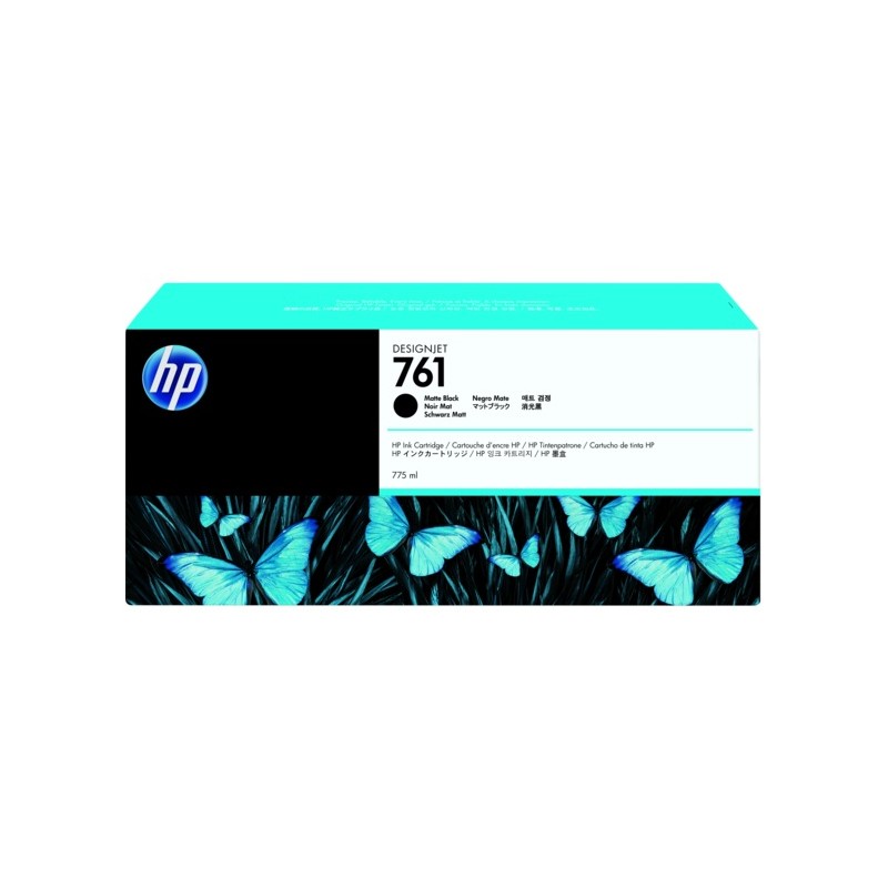 Cartus Cerneala Original HP Matte Black, nr.761, pentru DesignJet T7100|T7200, , (timbru verde 0.15 lei), "CM997A"
