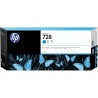 Cartus Cerneala Original HP Cyan, nr.728, pentru DesignJet T730|DesignJet T830, , (timbru verde 0.15 lei), "F9K17A"