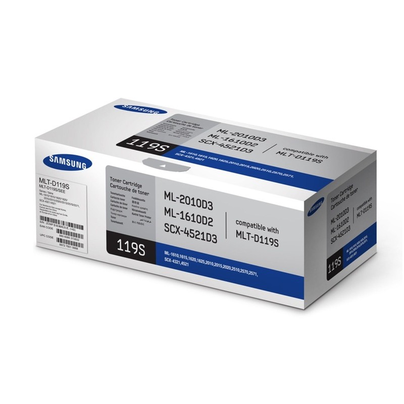 Toner Original Samsung Black, D119S, pentru ML-1610|2010|2510|2571N|SCX-4521|4321|, 2K, (timbru verde 1.2 lei) , "SU863A"