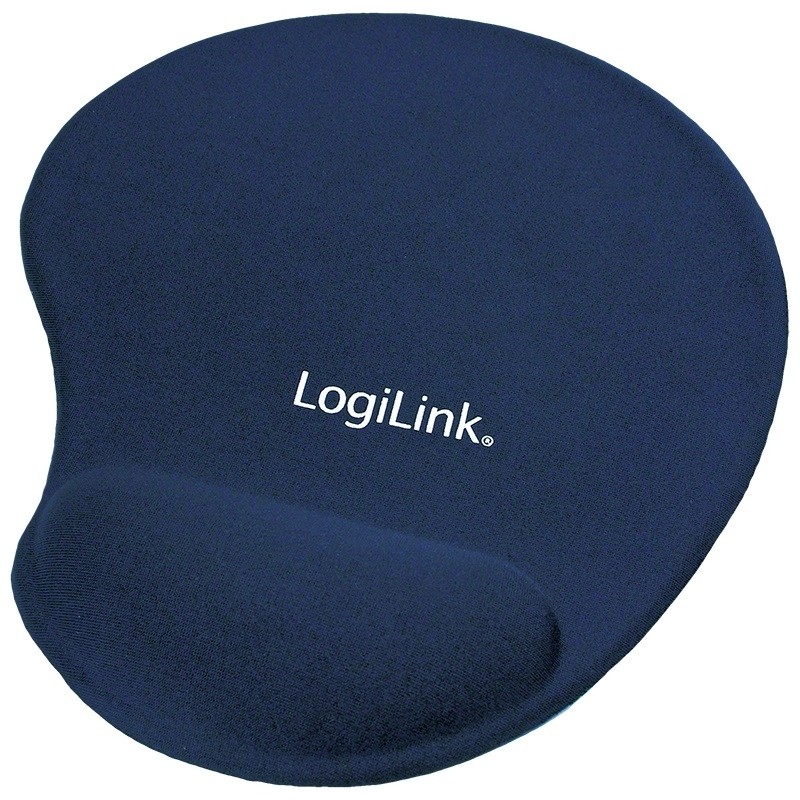 MousePAD LOGILINK, cauciuc si gel, 200 x 220 x 3 mm, albastru, "ID0027B"