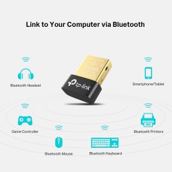 ADAPTOARE  Bluetooth TP-Link, conectare prin USB 2.0, distanta 10 m (pana la), Bluetooth v4.0, antena interna, "UB400" (timbru v