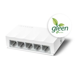 SWITCH TP-LINK  5 porturi 10/100 Mbps LiteWave, fanless "LS1005" (timbru verde 2 lei)