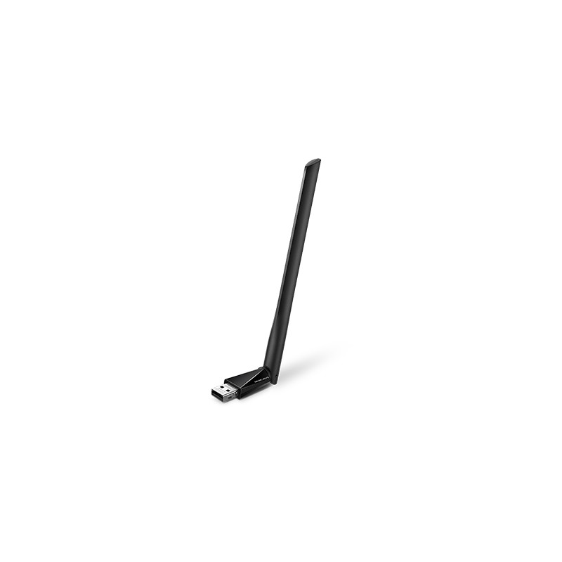 ADAPTOR RETEA MERCUSYS , extern wireless 2.4 GHz | 5 GHz, USB 2.0, port, 650 Mbps, antena externa x 1, "MU6H" (timbru verde 0.18