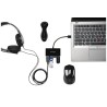 HUB extern KENSINGTON, porturi USB: USB 3.0 x 4, conectare prin USB 3.0, cablu 0.1 m, negru, "K39121EU" (timbru verde 0.8 lei)