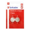 BATERIE VERBATIM, butoni (CR2016), 3V litiu, 2 buc., "49934"  (timbru verde 0.02 lei)