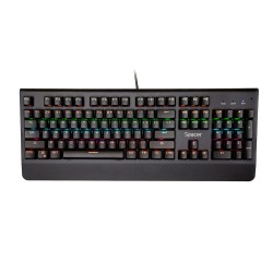 TASTATURA MECANICA SPACER USB, switch-uri mecanice albastre,iluminare RGB, 50 mil. apasari, 104 taste, anti-ghosting 26 taste, a