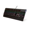 TASTATURA MECANICA SPACER USB, switch-uri mecanice albastre,iluminare RGB, 50 mil. apasari, 104 taste, anti-ghosting 26 taste, a