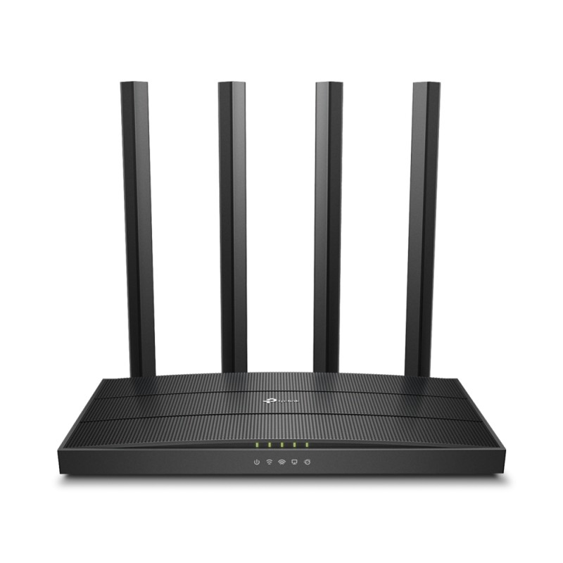 ROUTER TP-LINK wireless 1900Mbps, MU-MIMO, 4 porturi Gigabit, 4 antene externe, Dual Band 2.4 GHz+5 GHz AC1900 "Archer C80" (tim