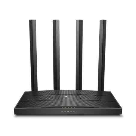 ROUTER TP-LINK wireless 1900Mbps, MU-MIMO, 4 porturi Gigabit, 4 antene externe, Dual Band 2.4 GHz+5 GHz AC1900 "Archer C80" (tim