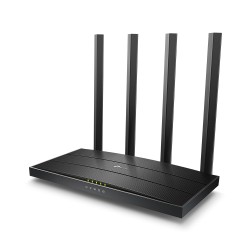 ROUTER TP-LINK wireless 1900Mbps, MU-MIMO, 4 porturi Gigabit, 4 antene externe, Dual Band 2.4 GHz+5 GHz AC1900 "Archer C80" (tim