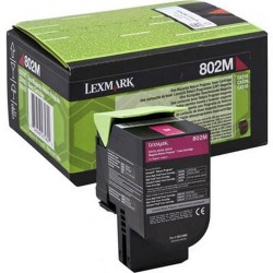 Toner Original Lexmark Magenta, 80C20ME, pentru CX310|CX410|CX510, 1K, (timbru verde 1.2 lei) , "80C20ME"