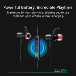 CASTI Tronsmart, "Encore S1 Sports", wireless, intraauriculare cu fir de legatura, pt smartphone, microfon pe fir, conectare pri