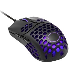 MOUSE COOLER MASTER, "MM711", gaming, cu fir, USB, optic, 16000 dpi, butoane/scroll 6/1, iluminare, butoane programabile, negru,
