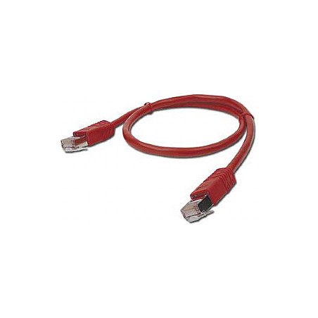 PATCH CORD UTP GEMBIRD Cat5e, cupru-aluminiu, 1 m, rosu, AWG26, "PP12-1M/R" (timbru verde 0.08 lei)