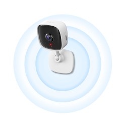 CAMERA IP TP-LINK, cube, pt. interior, dist. IR 10 m, tip lentila fixa 3.3 mm, 2 Mpx, wi-fi, microfon, carcasa plastic, slot SD 
