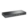 SWITCH TP-LINK  16 porturi Gigabit, 16 x POE 192W total power, 2 x SFP, carcasa metal TL-SG1218MPE (timbru verde 2 lei)