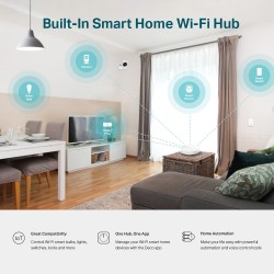 MESH TP-LINK, wireless, router AC1300, pt interior, 1300 Mbps, port LAN, WAN, 2.4 GHz | 5 GHz, antena interna x 4, standard 802.