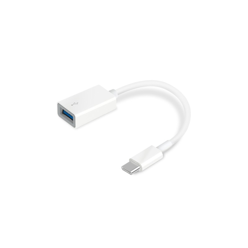 CABLU ADAPTOR TP-Link, USB Type-C(T) to USB 3.0(M), 10cm, alb "UC400" (timbru verde 0.08 lei)