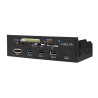 HUB intern LOGILINK, porturi USB: USB 3.0 x 3, USB Type C,conectare prin USB 2.0, S-ATA, alte porturi: SD, MicroSD, M2, MS, XD, 