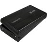RACK extern LOGILINK, extern pt. HDD, 3.5 inch, S-ATA, interfata PC USB 3.0, aluminiu, negru, "UA0107" (timbru verde 0.8 lei)