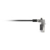 CABLU securitate KENSINGTON pt. notebook slot Wedge,cifru cu patru discuri,conectare directa,1.8m,cablu otel carbon,permite pivo