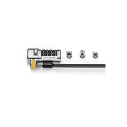 CABLU securitate KENSINGTON pt. notebook 3-in-1 slot standard/Nano/Wedge,cifru cu 4 discuri,one-click,1.8m,cablu otel carbon,per