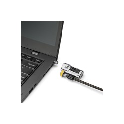 CABLU securitate KENSINGTON pt. notebook 3-in-1 slot standard/Nano/Wedge,cifru cu 4 discuri,one-click,1.8m,cablu otel carbon,per