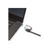 CABLU securitate KENSINGTON pt. notebook 3-in-1 slot standard/Nano/Wedge,cheie standard,one-click,1.8m,cab otel carbon,permite p