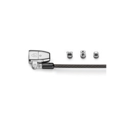 CABLU securitate KENSINGTON pt. notebook 3-in-1 slot standard/Nano/Wedge,cheie standard,one-click,1.8m,cab otel carbon,permite p