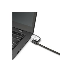 CABLU securitate KENSINGTON pt. notebook 3-in-1 slot standard/Nano/Wedge,cheie standard,one-click,1.8m,cab otel carbon,permite p