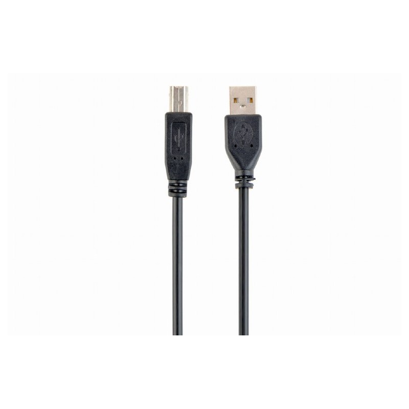 CABLU USB GEMBIRD pt. imprimanta, USB 2.0 (T) la USB 2.0 Type-B (T), 1.8m, conectori auriti, black, "CCP-USB2-AMBM-6" / 45505977